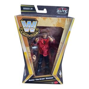 WWE Bobby "The Brain" Heenan Elite Legends Series 29 Wrestling New In Hand